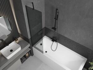 Mexen Next parawan nawannowy 1-skrzydłowy 50 x 150 cm, grafit, czarny - 895-050-000-00-40-70