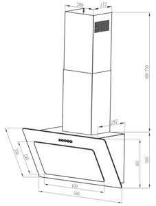 Okap BEKO BHCA62332BH Czarny 59dB klasa B