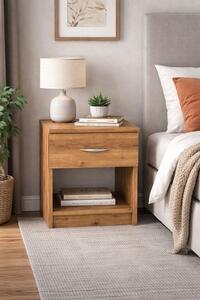 Szafka nocna LOFT 40 szafka nocna 40 cm z szufladą dąb sonoma lub dąb artisan