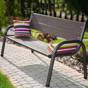 Ławka ogrodowa PATIO 22920 Antracytowo-brązowy