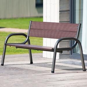 Ławka ogrodowa PATIO 22920 Antracytowo-brązowy