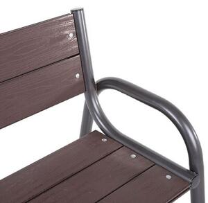 Ławka ogrodowa PATIO 22920 Antracytowo-brązowy