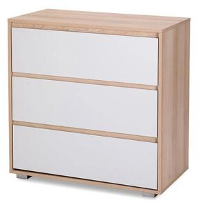 Komoda dla dzieci DALIA 80cm buk/szara