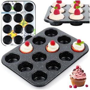 Forma do muffinek granitowa 35x26,5 cm