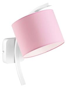 Kinkiet lampa ścienna lampa na ścianę z abażurem walec MOON