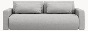 Sofa 3-osobowa z funkcją spania i przechowywania Belfast Light Grey & Black