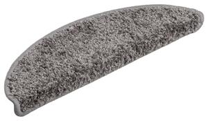 Maty na schody 15 szt. 56x17x3 cm Szare półokrągłe