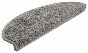 Maty na schody 10 szt. 65x21x4 cm Szare półokrągłe duże