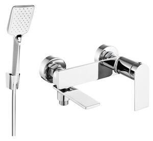 Mexen Zero R62 bateria wannowa z zestawem prysznicowym, chrom - 7113R62-00