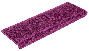Maty na schody 10 szt. 65x21x4 cm Fioletowe prostokątne krawędzie