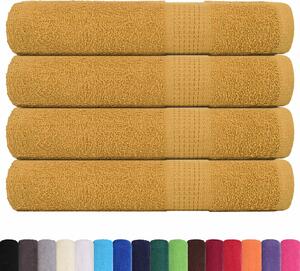 Ręczniki do sauny FROGN 4 szt. Złoty 80x200 cm 360 g/m²