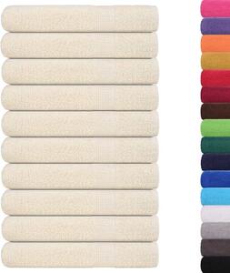 Ręczniki, FROGN, 10 szt, kremowe, 100x200 cm, 360 g/m²