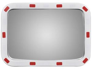 Convex lustro drogowe prostokątne 40 x 60 cm z odblaskową ramą