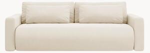 Sofa 3-osobowa z funkcją spania i przechowywania Belfast Ivory & Black