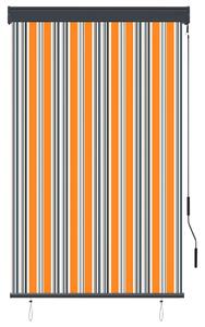 Roleta zewnętrzna, 100x250 cm, żółto-niebieska