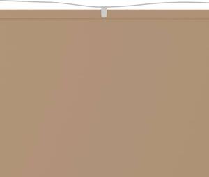 Markiza pionowa, kolor taupe, 140x600 cm, tkanina Oxford