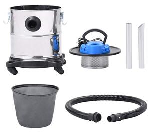Odkurzacz do popiołu, filtr HEPA, 1200 W, 20 L, stal nierdzewna