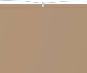 Markiza pionowa, kolor taupe, 140x800 cm, tkanina Oxford