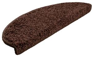 Maty na schody 10 szt. 65x21x4 cm Brązowe półokrągłe duże