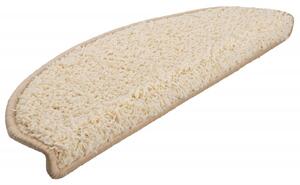 Maty na schody 10 szt. 65x21x4 cm Kremowe półokrągłe duże