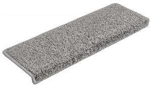 Maty na schody 10 szt. 65x21x4 cm Szare, prostokątne krawędzie
