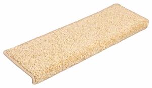 Maty na schody 10 szt. 65x21x4 cm kremowe, prostokątne krawędzie