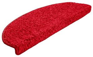Maty na schody 10 szt. 65x21x4 cm Czerwone półokrągłe duże