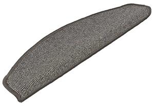 Maty na schody 15 szt. 65x21x4 cm Szare półokrągłe duże