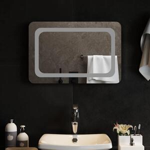 Lustro łazienkowe z LED, 60x40 cm