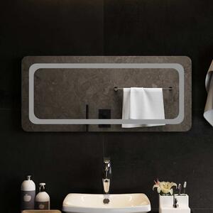 Lustro łazienkowe z LED, 90x40 cm