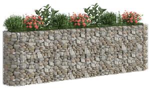 Podwyższona donica gabionowa galwanizowane żelazo 330x50x100 cm
