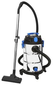 Odkurzacz na mokro i na sucho, 1200 W, 30 L, srebrny