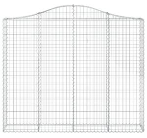 Łukowaty kosz gabionowy 200x30x160/180 cm, galwanizowane żelazo