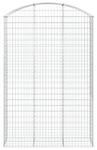 Łukowaty kosz gabionowy 150x50x220/240 cm, galwanizowane żelazo