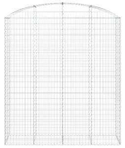 Łukowaty kosz gabionowy 200x50x220/240 cm, galwanizowane żelazo