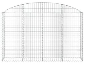 Łukowaty kosz gabionowy 200x30x120/140 cm, galwanizowane żelazo