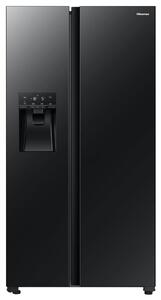 Lodówka HISENSE RS694N4GBE Side by Side No frost 178.6cm Czarna (szkło) Podajnik wody Kostkarka