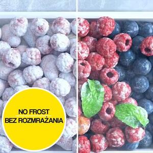 Lodówka HISENSE RS694N4GBE Side by Side No frost 178.6cm Czarna (szkło) Podajnik wody Kostkarka