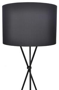 Lampa podłogowa, czarna