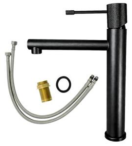 Bateria umywalkowa nablatowa Estiva Rinda 30 cm czarna matowa 1 szt