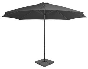 Parasol ogrodowy z przenośną podstawą, antracytowy