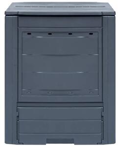 Kompostowniki ogrodowe, 2 szt., szare, 60x60x73 cm, 520 L