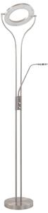 Lampa stojąca, 18 W, srebrna, 180 cm, przyciemniana