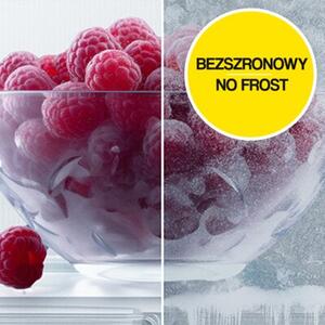 Lodówka MIDEA MDRB600MME46 No Frost 201cm Stal nierdzewna