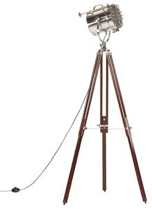 Lampa podłogowa na trójnogu, lite drewno mango, 180 cm
