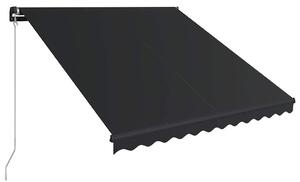 Ręcznie zwijana markiza z LED, 300 x 250 cm, antracytowa