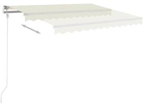 Automatycznie zwijana markiza, 300 x 250 cm, kremowa