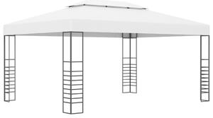 Altana ze sznurem lampek LED, 4x3x2,7 m, biała