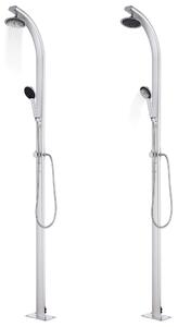 Prysznic ogrodowy, 215 cm, aluminium