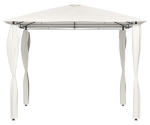 Altana z pokryciem słupków 3x3x2,6 m, kremowa, 160 g/m²